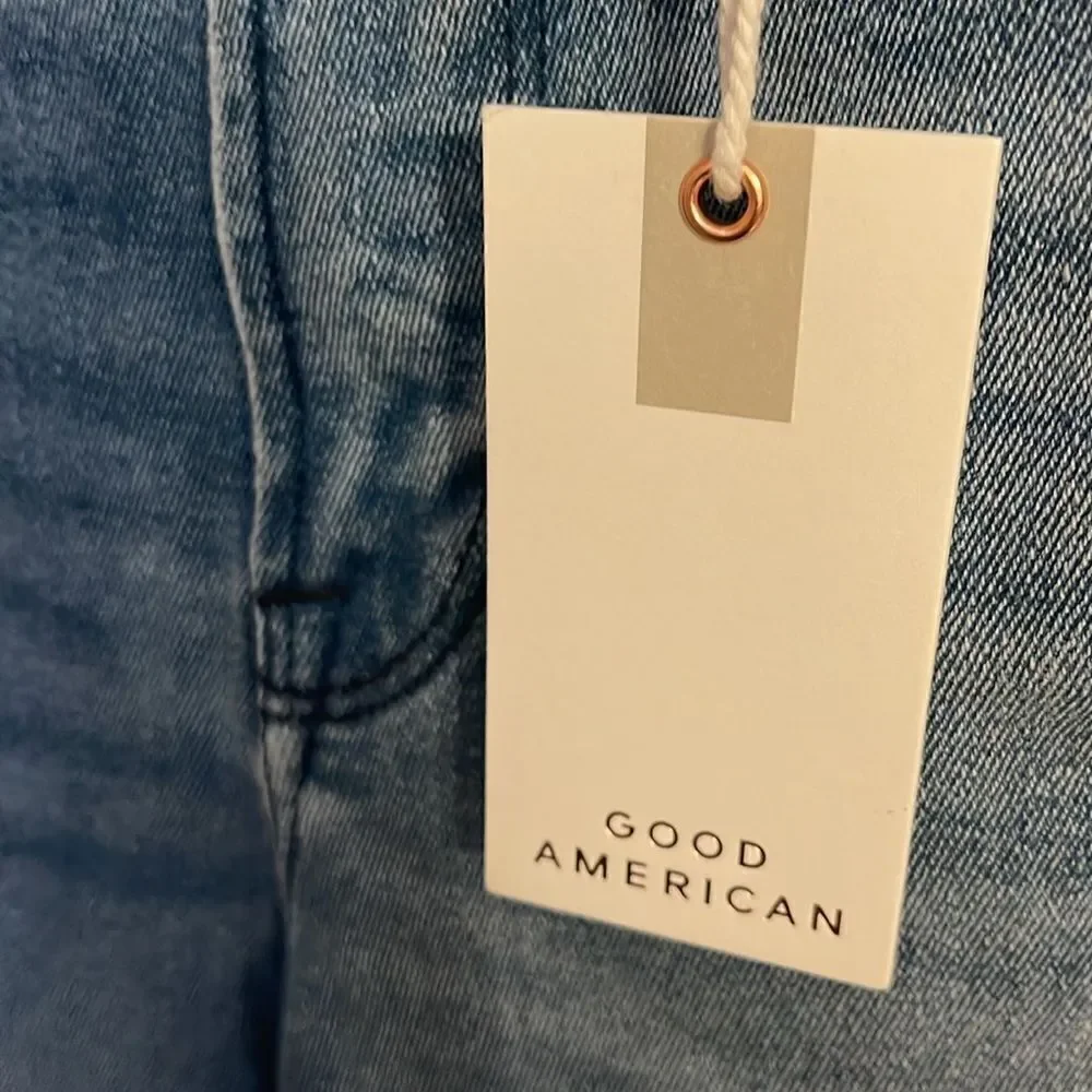 Good American Good Waist Crop Jeans Size 2/26 inseam NWT - Picture 5 of 8